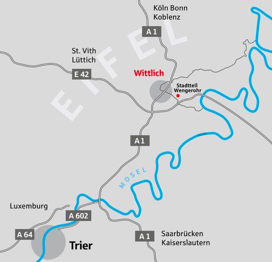 DG Neubauwohnung einer attraktiven Wohnanlage "ERSTBEZUG" mit 2 Stellplätzen in Wittlich