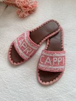 CAPRI Leder Sandalen Pantoletten mit Perlen Mosaic De Siena Hessen - Lampertheim Vorschau