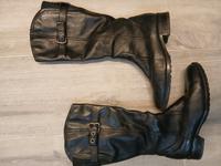 Echtlederstiefel S.Oliver  in schwarz Gr. 39 Nordrhein-Westfalen - Viersen Vorschau
