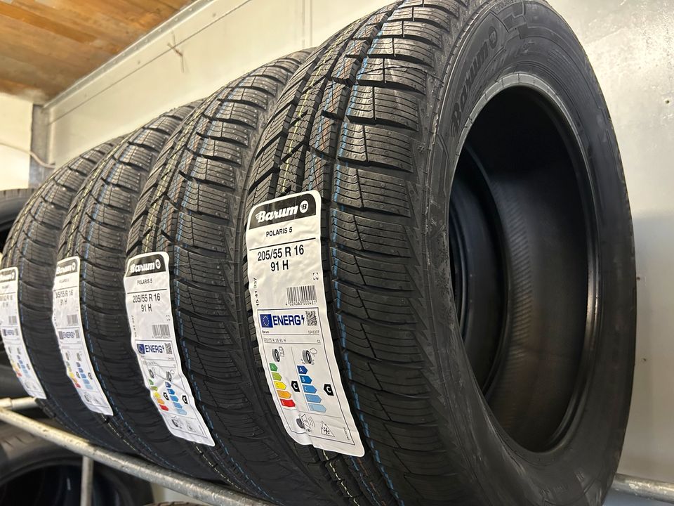 4*NEU*Qualität Winterreifen von BARUM 205/55 R16; Montage möglich in Wertingen