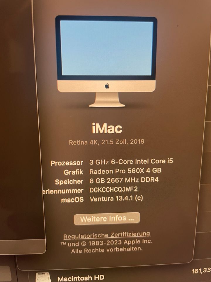 Originalverpackter Apple iMac 2019 in Aichach