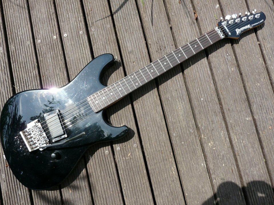 ⭐Gitarre IBANEZ RG 410 Roadstar 2 Made Japan 1986⭐ neu bundiert ⭐ in Helmstadt-Bargen