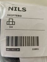 Ikea Nils Bezug Skiftebo grau 602.932.84 NEU Nordrhein-Westfalen - Telgte Vorschau