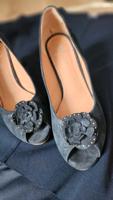 Salamander Peeptoes/ Hochzeit/ Party/ Büro, graublau Gr. 7 neu Schleswig-Holstein - Bad Bramstedt Vorschau