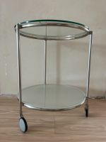 IKEA STRIND Mid Century Coffee Table rund Glas Beistelltisch Niedersachsen - Coppenbrügge Vorschau