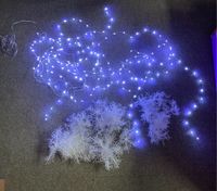 LED- Vorhang mit Schneeflocken (Kaltweiß) / Weihnachten / Deko Bayern - Amerdingen Vorschau
