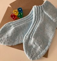 Selbstgestrickte Socken Sneaker Gr. 40/41 aus Baumwolle Rheinland-Pfalz - Mainz Vorschau