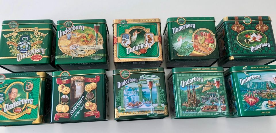 Underberg Schmuckdose Blechdose 1996 bis 2010 Glas in Anröchte