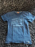 STACCATO mittelblau-hellblau gestreiftes T-SHIRT mit Aufdruck Baden-Württemberg - Aalen Vorschau