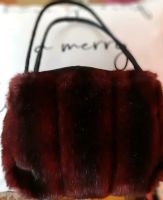 NICOWA❤️ Tasche, Fake fur, *NEU*, weinrot/schwarz Kiel - Schreventeich-Hasseldieksdamm Vorschau