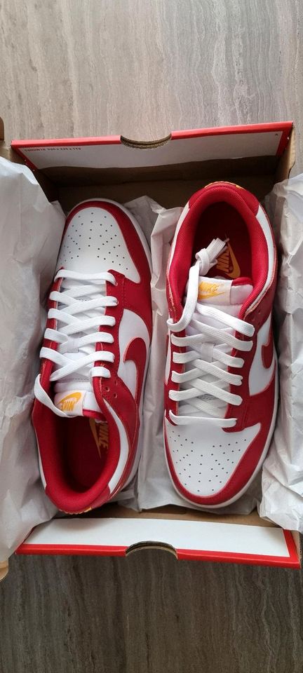 Nike Dunk Low Retro Gym Red / Gym Red-White in Berlin