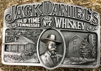 Jack Daniels Original Tennessee Whisky Old No7 Gürtelschnalle USA Bayern - Fremdingen Vorschau