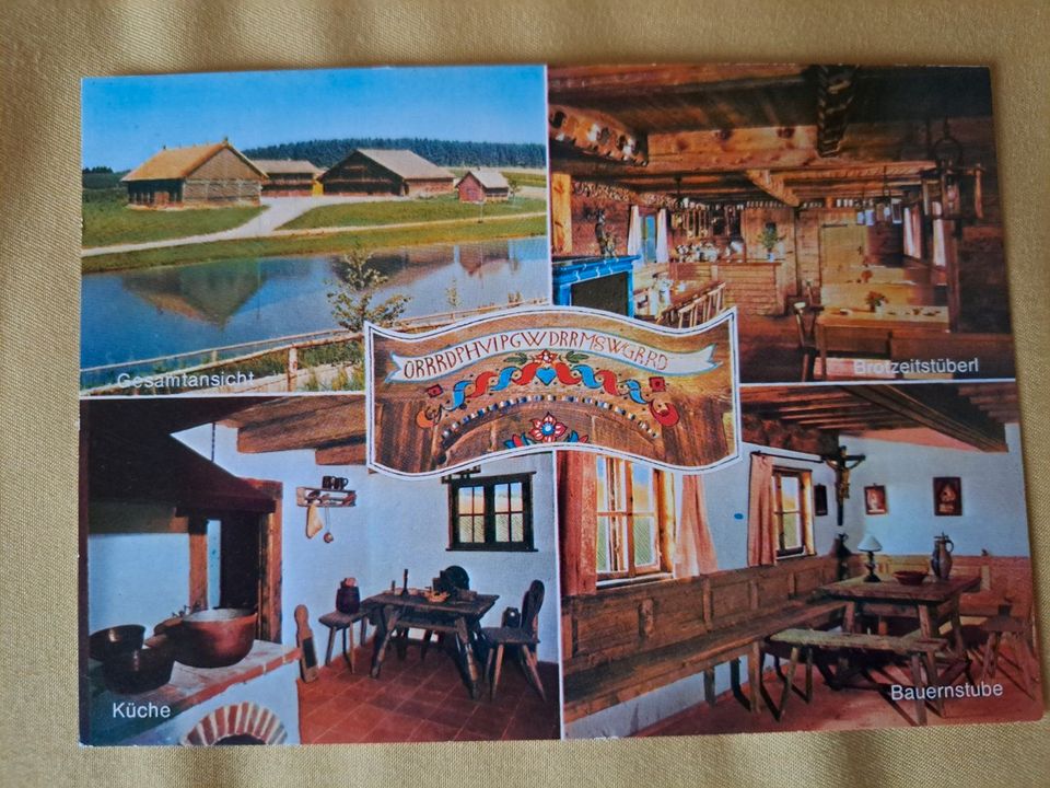 Postkarte Niederbayerisches Bauernhofmuseum Schusteröd guter Zust in Guntersblum