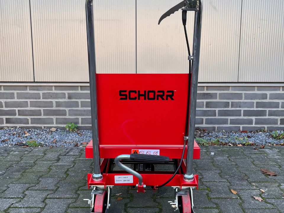 SCHORR Scherenhubtisch 500kg Tragkraft Hubtisch Hubwagen Lieferung NEU in Schüttorf