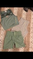 Teveo 3 er Set ☀️ Shorts Salbei Top und Cropped Düsseldorf - Derendorf Vorschau