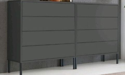 2er Set Kommode/Sideboard Anthrazit Neu in Lübbecke 