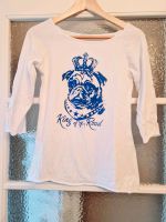 Shirt Made in Italy Bulldogge für Gr. 34 - 36 mit blauem Print Altona - Hamburg Ottensen Vorschau