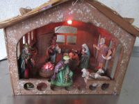 Weihnachtskrippe Holz + Stroh, Beleuchtung, 13 tlg. Figurensatz Dortmund - Schüren Vorschau