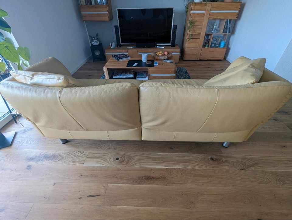 Rolf Benz Leder-Couch/Sofa in Koblenz