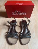 S.Oliver Riemchen-Sandalen mit Glitzer Größe 40 / NEU Hessen - Biedenkopf Vorschau