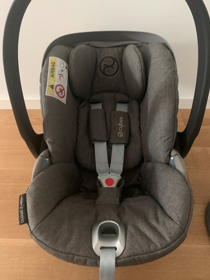 Cybex Cloud Z i-Size Plus Manhatten grey mid grey grau Babyschale in Montabaur