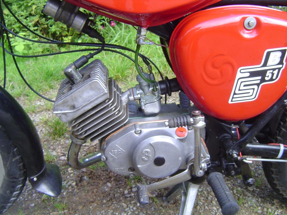 Simson S 51 überlackiert mit Papieren in Eibenstock