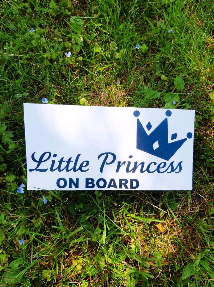 Autoaufkleber Sticker Little Princess on Board in Weil a. Lech