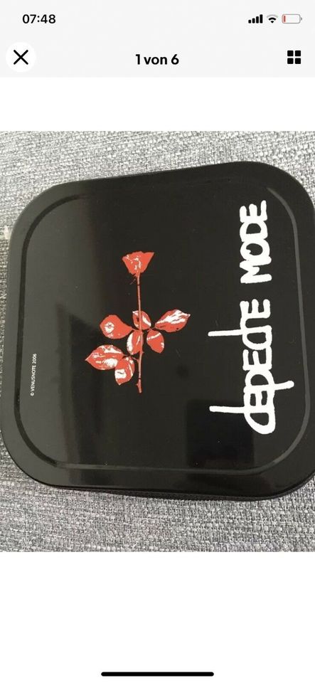 Depeche Mode schwarze Metall CD Case neu Violator Rose in Auetal