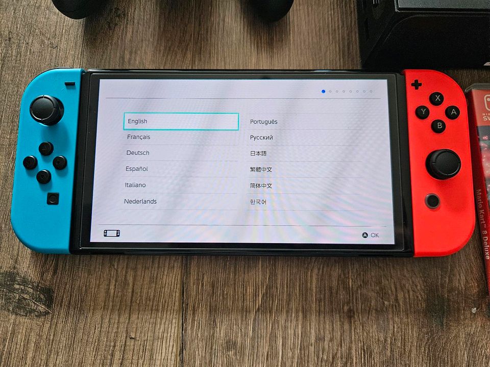 Nintendo Switch Oled 64 GB + Spiele + Zubehör + Rechnung in Herbstein
