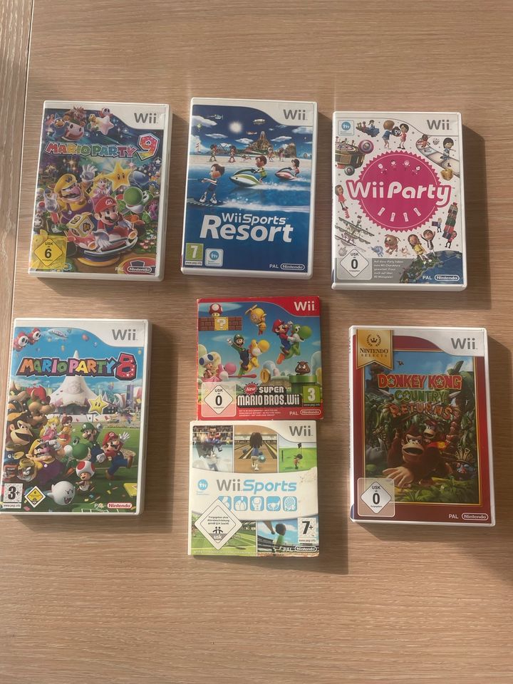 Nintendo Wii Spiele: Wii party, Mario party 9, Wii sports in Bremen