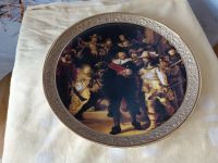 Teller Wandteller Nachtwache Rembrandt dicker Goldrand 27 cm Berlin - Tempelhof Vorschau