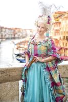 Robe a la Polonaise Rokoko Kleid Marie Antoinette Venedig Larp Bayern - Landsberg (Lech) Vorschau