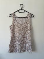 C&A Top weiß beige mit Muster XS 34 S 36 100% Baumwolle Baden-Württemberg - Heidelberg Vorschau