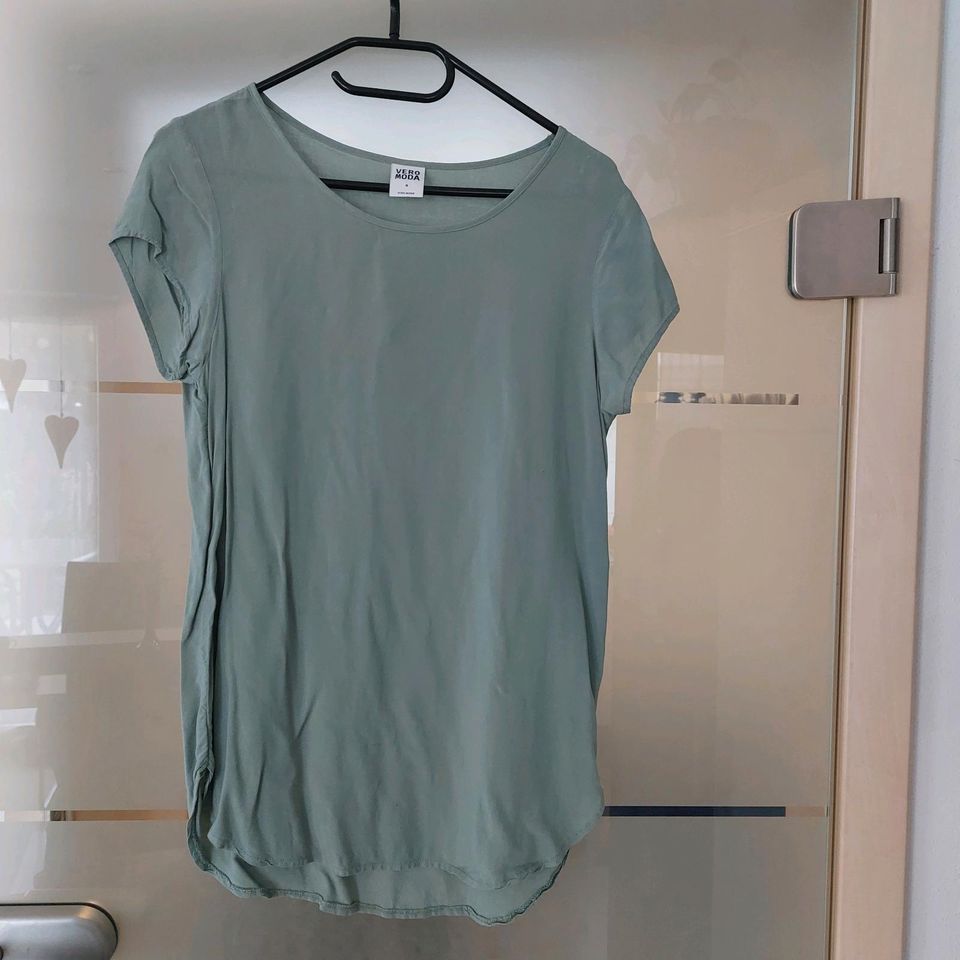 Vero Moda Blusenshirt, Shirt, Türkis, Gr. M in Ernsgaden