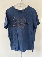 Superdry T-Shirt Oberteil Gr.44 blau mit Glitzer☀️neuwertig Bayern - Niederwerrn Vorschau