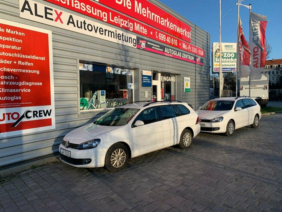 PKW MIETEN - VW GOLF Variant 1,6 TDI DSG - 49,- / Tag km Frei in Leipzig