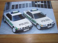 Prospekt BMW 318i 320i 325i E36 520i 525i E34 Polizei 1991 SELTEN Bayern - Karlsfeld Vorschau