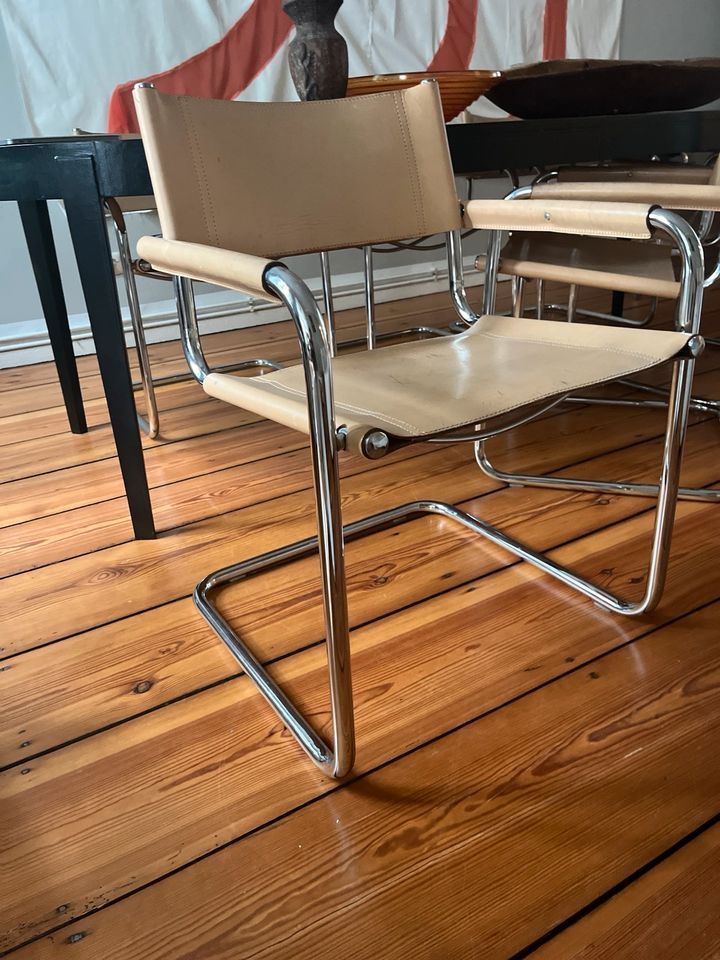 6 Thonet Replika aus echtem Leder, Stuhl, Lounge chair in Hamburg