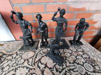 Alt Metall Figuren Statuen Gegenstände Eisen Kupfer Retro Vintage Hessen - Groß-Gerau Vorschau
