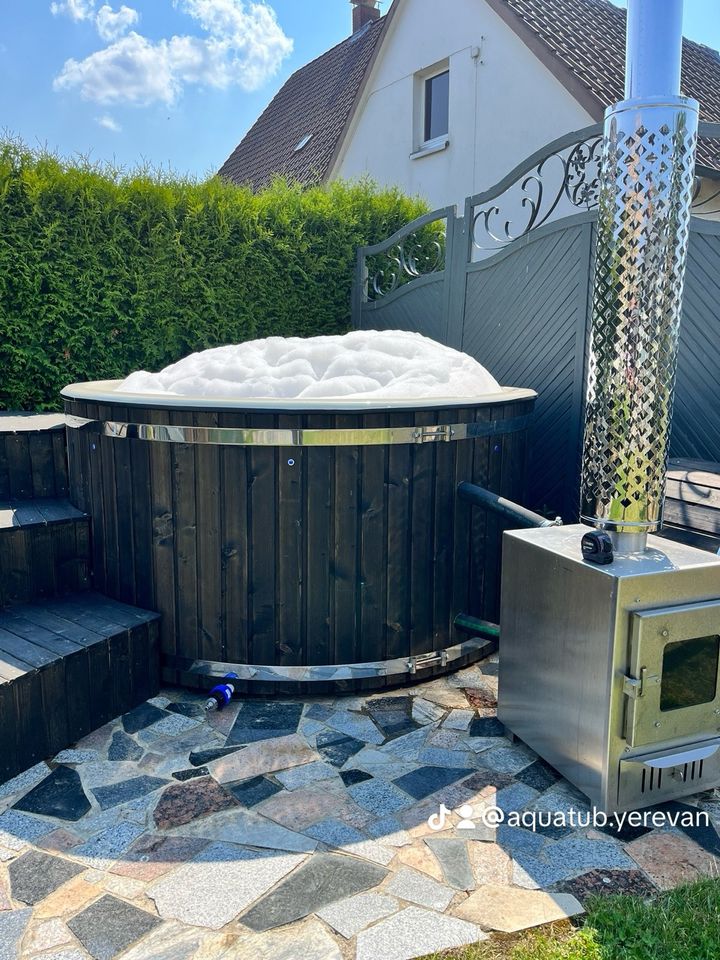 ❗️Angebot❗️Hot-Tub Badefass Sauna Garten Whirlpool Jakuzzi in Löhne