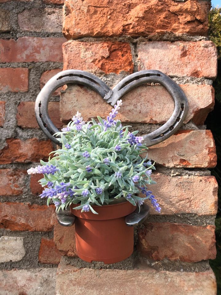 Blumentopf Halter aus Hufeisen ♥️ in Königsbrunn