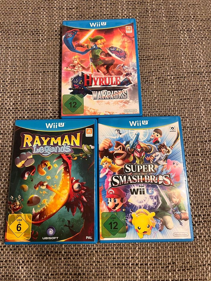 Super Smash Bros Wii U, Rayman Legends, Hyrule Warriors in Gaimersheim