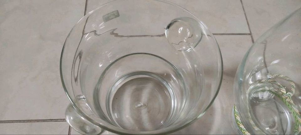 2 x Vase Glas Eiswürfelbehälter wie neu Leonardo in Dortmund