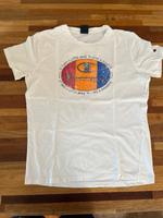 Champion T-Shirt Gr.L weiß getragen Berlin - Wilmersdorf Vorschau