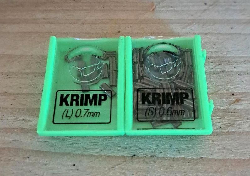 2 × als Set - Korda Spare Krimp in S (0,6 mm) & L (0,7 mm) NEU in Bad Bentheim