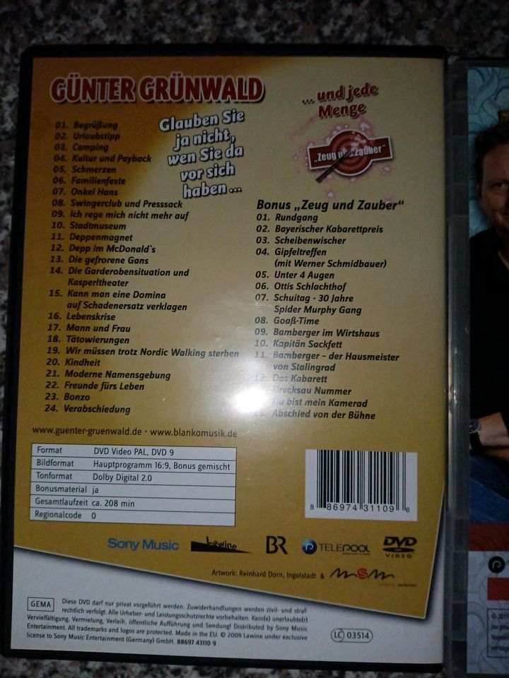 Günter Grünwald 3 DVDs in Bad Essen