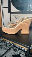 Absatzschuhe Kork keilsandaletten beige Größe 39 Sandalen Berlin - Treptow Vorschau