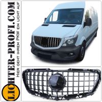 Kühlergrill Schwarz Glanz Chrom für Mercedes Sprinter W906 13-18 Hessen - Calden Vorschau