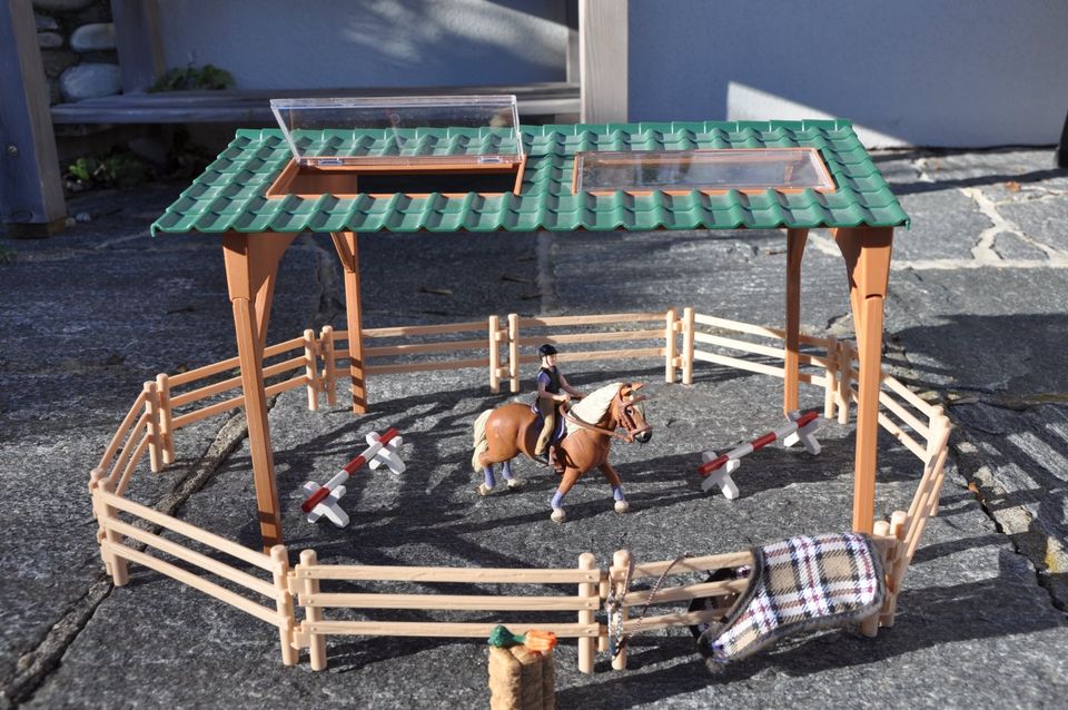 Schleich, Horse Club, Reitplatz, Reithalle mit Zubehör, top in Immenstadt