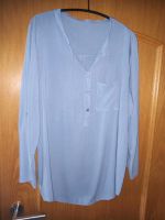 Damen Longbluse blaugrau, Gr  XL Hessen - Angelburg Vorschau